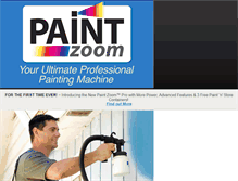 Tablet Screenshot of paintzoom.com